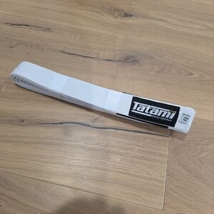 Tatami White Martial Arts Belt - Traditional Jiu-Jitsu/BJJ Belt